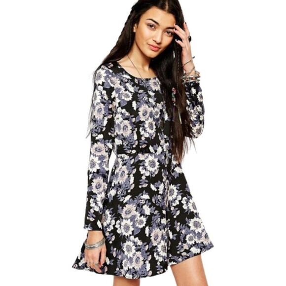 Free People Parker Dress - Ink Combo - Picture 1 of 10